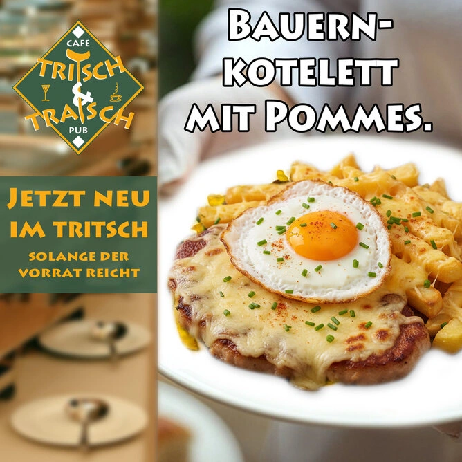 Bauernkotelett-mit-Pommes Bauernkotelett-mit-Pommes