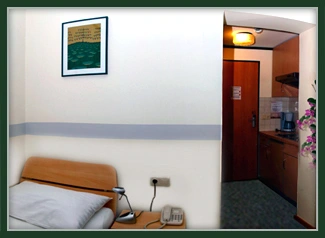 1 Pension Schlafgut Bett - Zimmer mit Küche Pension Schlafgut St. Pölten