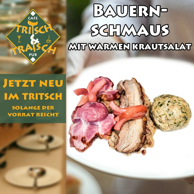 Bauernschmaus mit warmen Krautsalat Bauernschmaus mit warmen Krautsalat